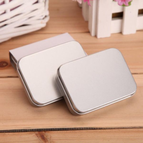 

storage boxes & bins silver metal tin box for oil lighter party gift case wholesale lx4803
