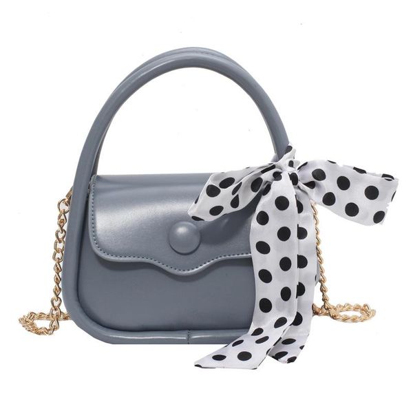 

evening bags fashion handbag + silk scarf pu women's 2021 messenger bag ribbon shoulder women