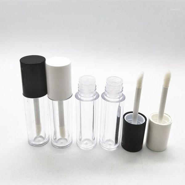 

storage bottles & jars 30/50pcs 2.5ml diy empty lipstick bottle lip gloss tube container with cap black white