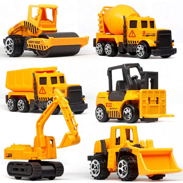 

Kids Toy Vehicle Mini Excavator Trolley Car Toy Construction Vehicle Toy Child Engineering Car Model Kids Baking Cake Decoration