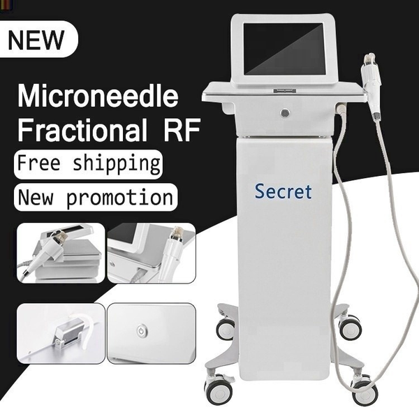 

other beauty equipment design handle with 4 tips fractional rf microneedle machine facial care body slimming stretch marks removal machine