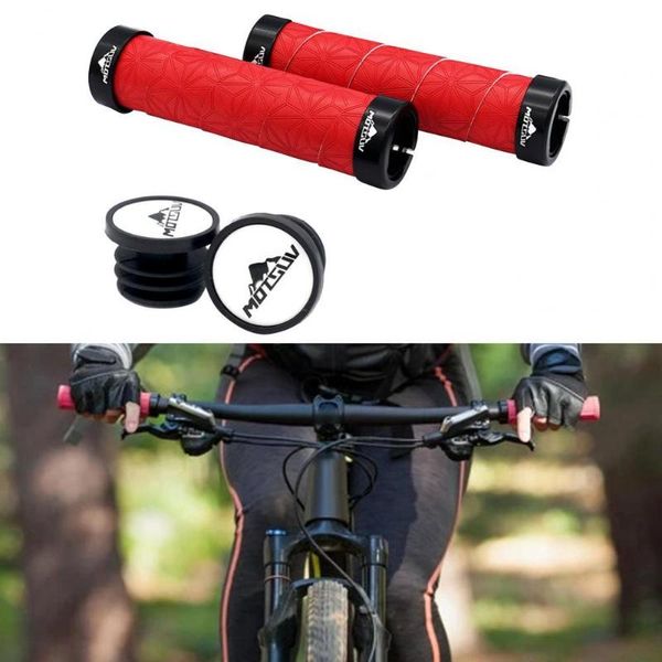 

bike handlebars &components faux leather 2pcs solid perfectly fitment handlebar grip cover relieve for replacement