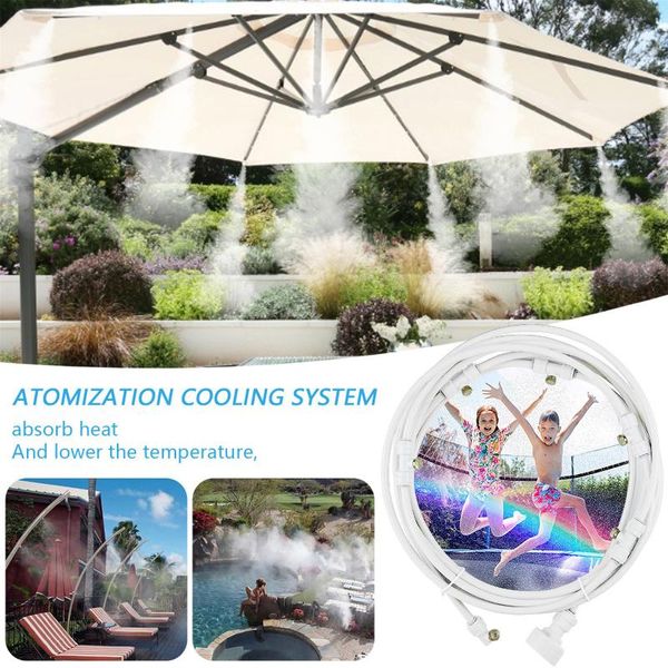 

watering equipments mist cooling system outdoor misting kit diy irrigation for patio garden greenhouse trampoline summer swimming