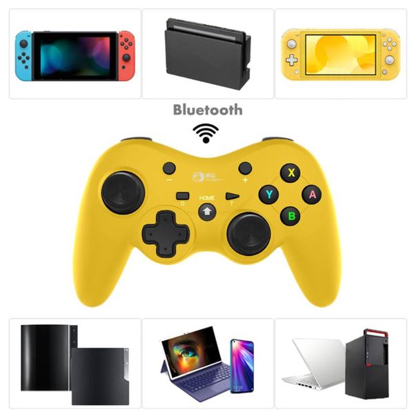 

game controllers & joysticks s810 bluetooth 4.0 gaming controller for switch/switch lite/ps3/android turbo wireless gamepad joystick