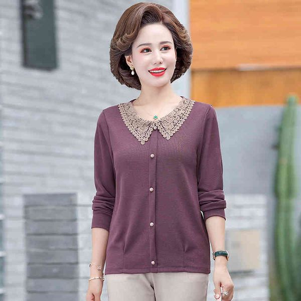 

sweater 2021 autumn turn-down female casual nightgown long sleeves solid winter sweater elegant jumpers plus size, White;black