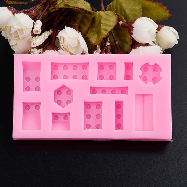 

cake tools silicone mold brick blocks shape bake mould for cookie candy chocolate ice cube tray cooking baking