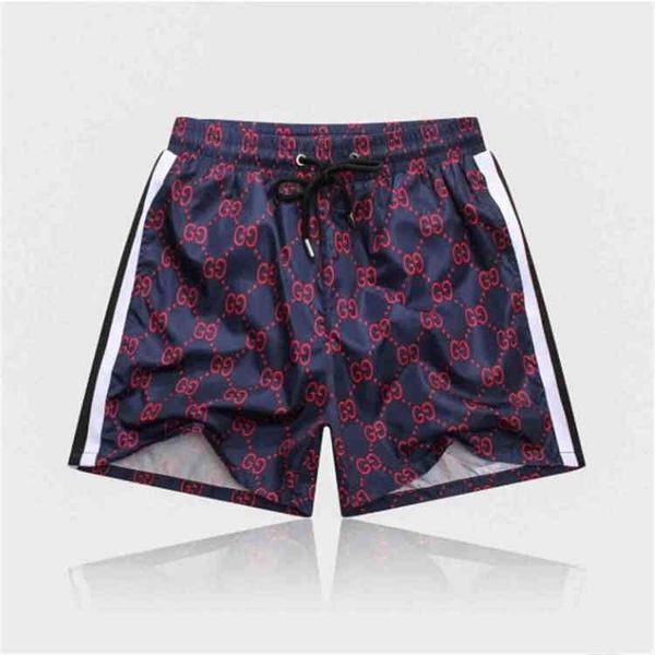 

men's shorts 2021 summer beach pants loose quarter casual printed, White;black