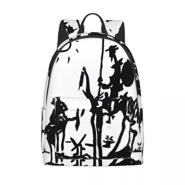 

backpack pablo picasso,don quixote girl boy computer man woman