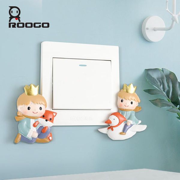 

wall stickers roogo switch sticker removable shaped in super cute little prince for living room, dining bedroom