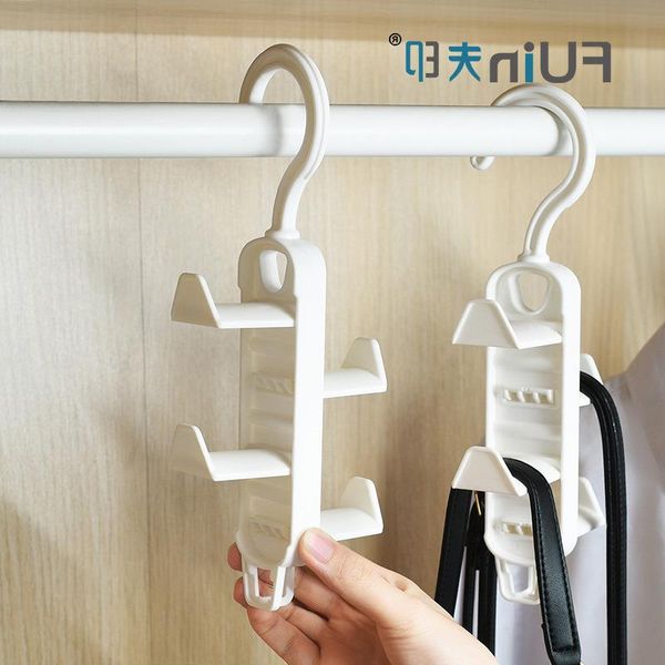 

perforated japanese-style female storage combination rack wardrobe hook bag bedroom row creative tie-plastic xikkt