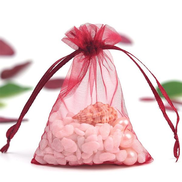 

storage bags drawstring organza birthday gift christmas portable jewelry packaging for household food supplies