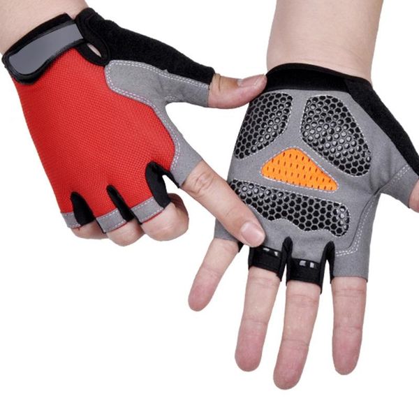 

cycling gloves mtb road riding anti-slip camping hiking, Black