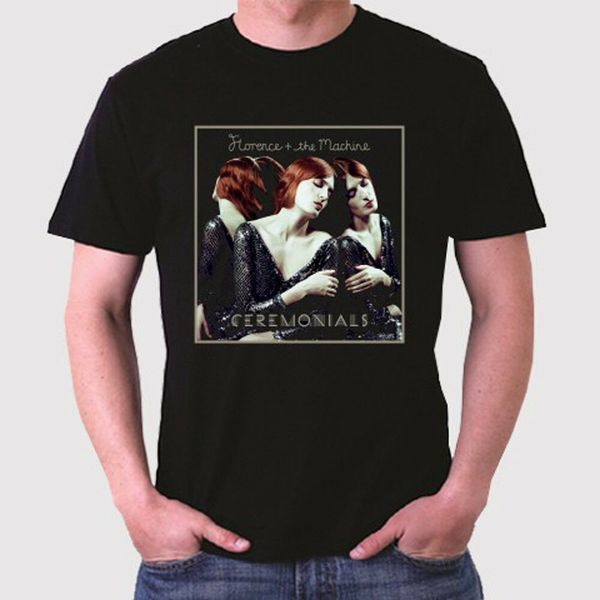 

florence and the machine ceremonials men's black t-shirt size s to 3xl, White;black