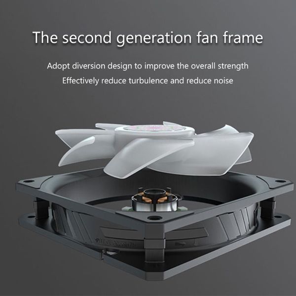 

fans & coolings design cooler master 120mm cpu 1800rpm 12v 4-pin rgb pc computer argb case cooling heatsink radiator ventilador