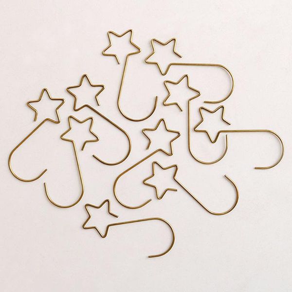 

hooks & rails 60pcs christmas star shape creative metal hnaging hook decor