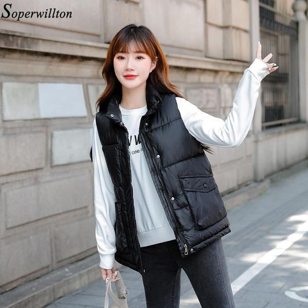 

women's vests black/white winter vest sleeveless jacket women warm coat waistcoat plus size 5xl 2021 female clothes