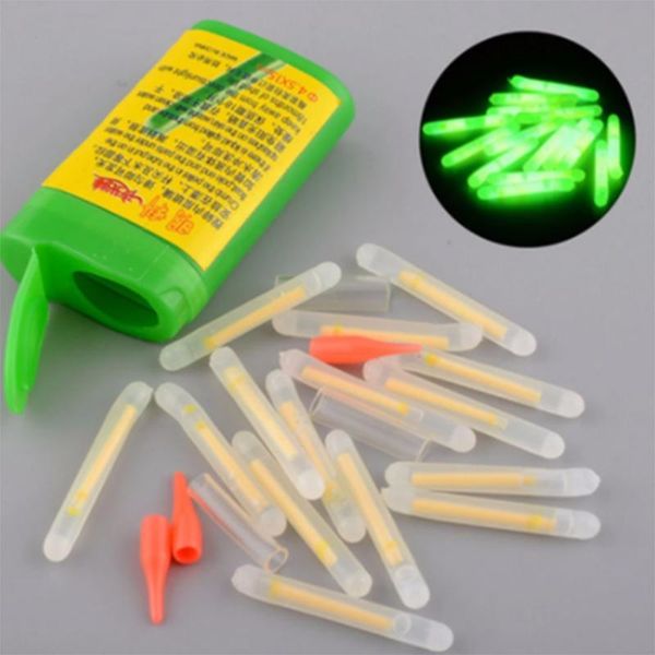 

fishing accessories 20pcs light night float fluoresce sticks outdoor bottled gadgets luminous glow n0140