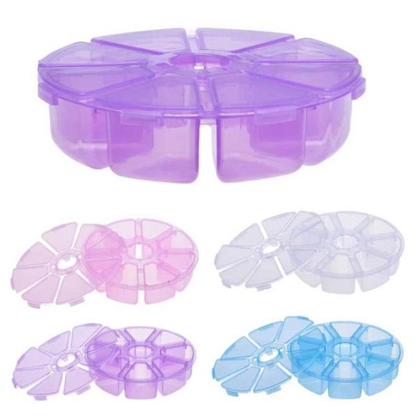 

grids plastic deskstorage box white #13 bottles & jars