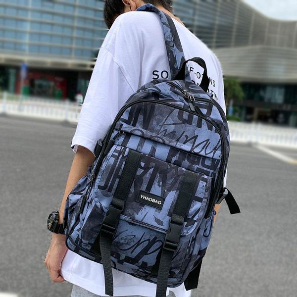 

backpack lady lapgraffiti print travel women book boy bag girl student male backpacks female harajuku men school fashion
