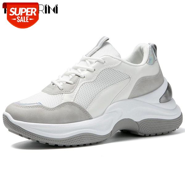 

ribetrini comfy brand flat platform shoes new concise fresh white women sneakers daily casual #me68