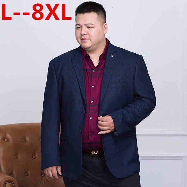 

men's jackets 10xl 8xl 6xl 5xl 4x luxury blazer spring fashion brand cotton slim fit men suit terno masculino blazers1 sw4j, Black;brown