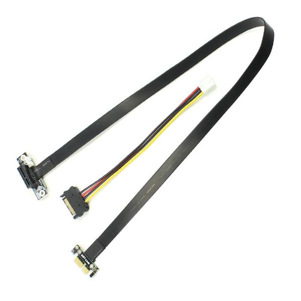 

degree right angle pcie 3.0 x1 to extension cable r11sl 8g/bps high speed pci express 1x riser card extender ribbon computer cables & connec