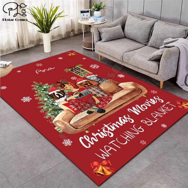 

carpets marry christmas fashion soft flannel 3d printed rugs mat anti-slip large rug carpet home decoration 03