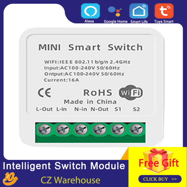 

smart home control tuya wifi switch module converted light modification tool controller for alexa google