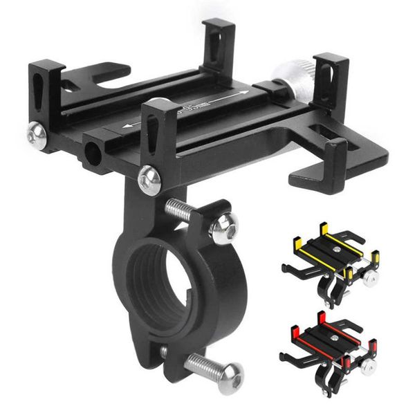 

car & truck racks bike mobile phone mount bracket handlebar mounted aluminium alloy bicycle motorcycle navigator stand rack
