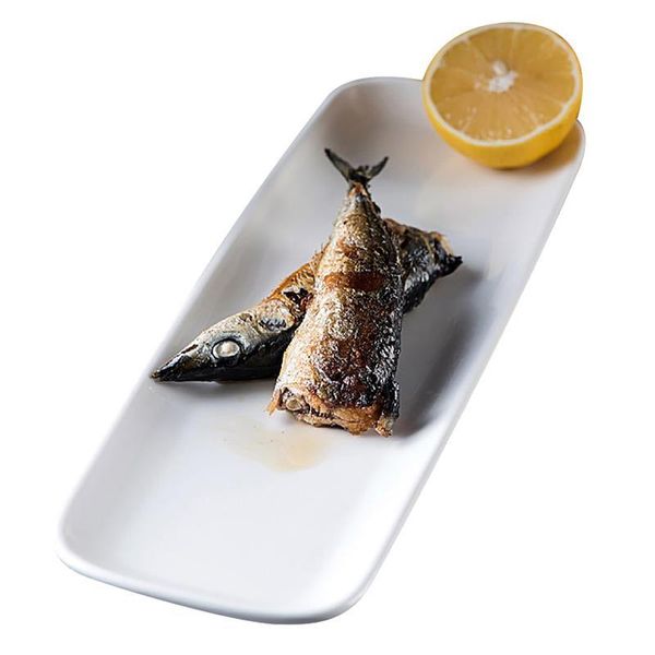 

dishes & plates kapmore 1pc serving plate ceramic simple multi-purpose dessert snack for canteen sushi tableware accessories