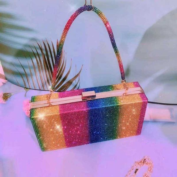 

women's dinner bag with ins style diamond