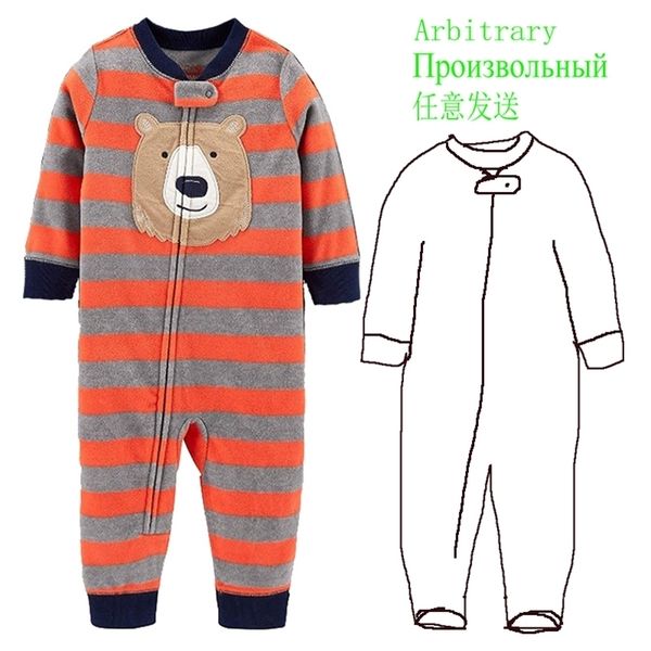 

0-8 years old, childrens pajamas, sleeping bags, rompers for boys and girls, suits home wear. 210915, Blue;red