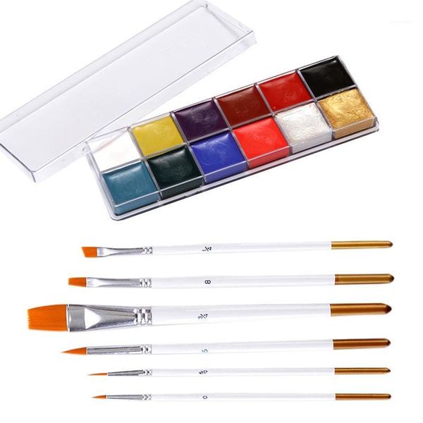 

color face body art painting paint oil tattoo makeup cosmetics halloween party1