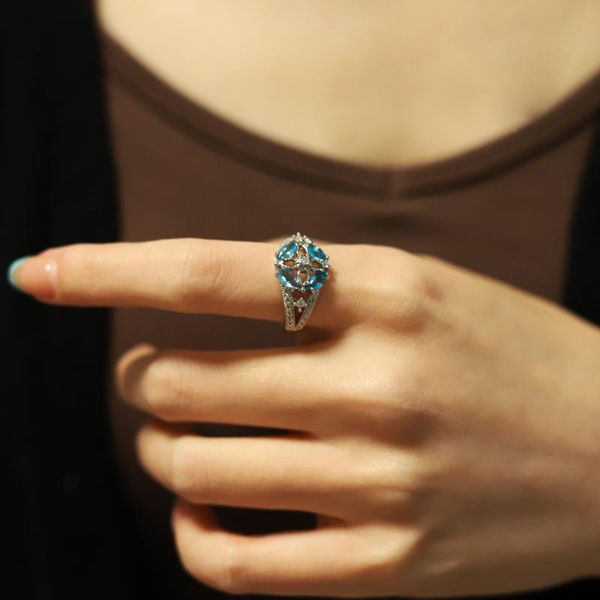 

wedding rings classic simple single square cz finger for women weeding band engagement party ring anniversary gift female, Slivery;golden