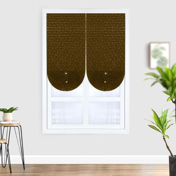 

self-adhesive pleated blinds bathroom home window semi-blackout windows sheer curtain divider valance drape curtains