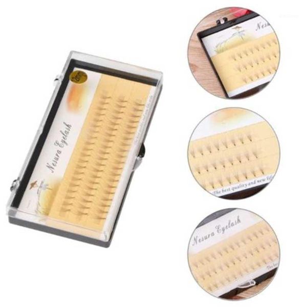 

0.07c curl faux mink eyelashes 5d black individual lashes fans natural long eyelash extensions