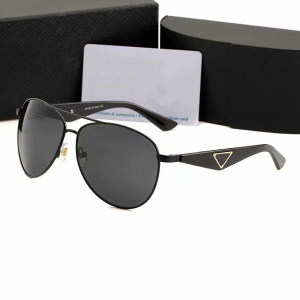 

2021 box men's sunglasses night vision glasses for driving retro fashion polarized uv protection187s, White;black