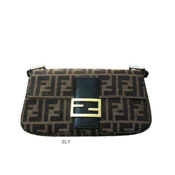 

2021 new old flower small french stick printed ff canvas shoulder bag fashionable versatile portable messenger bag zly bags