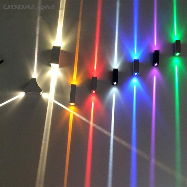 

outdoor wall lamps cree led porch lights 3-6w light black/silver condenser narrow