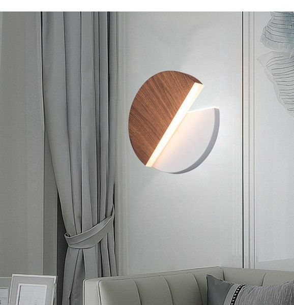

wall lamp hartisan modern home decoration light semicircle 360 degree rotatable bedroom living room bedside