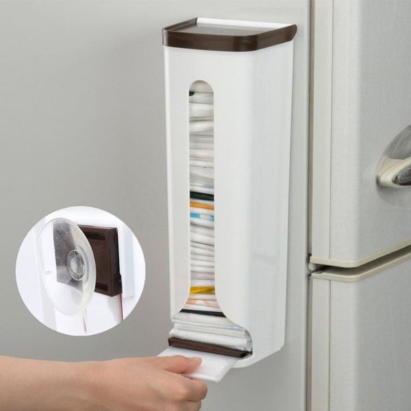 

storage bottles & jars garbage bag rack box 1pcs home creative kitchen bedroom bathroom holder organizer l4