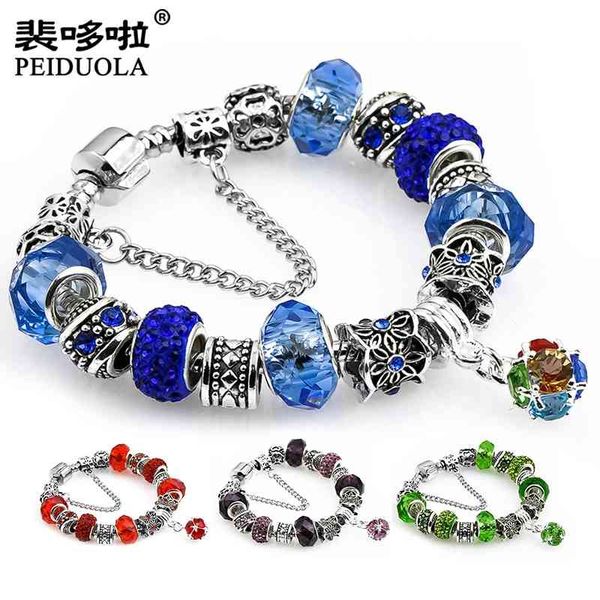 

crystal beaded bracelet with pink crystal diy style, Black