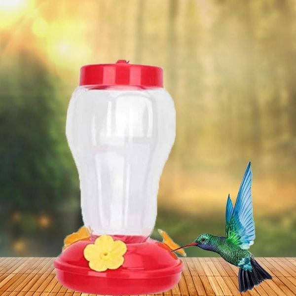 Altre forniture per uccelli Utile mangiatoia per colibrì Squisita bottiglia d'acqua creativa da appendere a prova di perdite