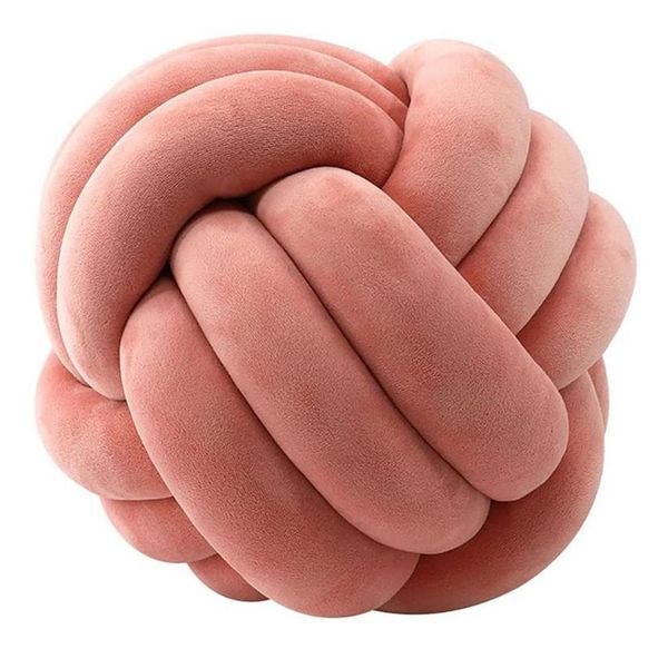 

cushion/decorative pillow soft knot ball comfortable plush cushion toys home decor large round bed sofa back velve