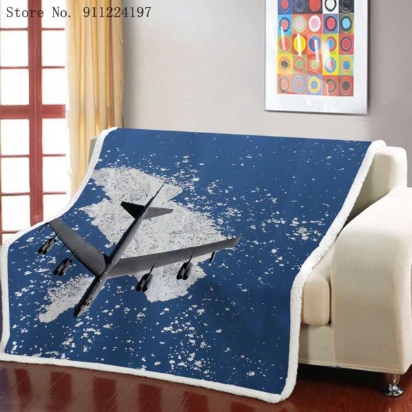 

blankets 3d printing aircraft throw blanket sherpa fleece travel picnic kids boys bedspread quilt cover 150x200cm