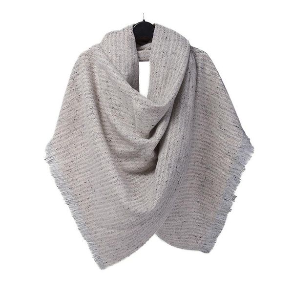 

hats, scarves & gloves sets -cashmere pure wool fall/winter scarf swr0353 fashion color point knitted warm shawl, Blue;gray
