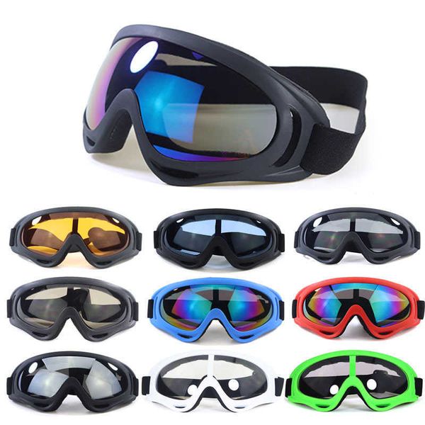 

x400 cross country goggl motorcycle ski goggl men's and women's protective glass, White;black