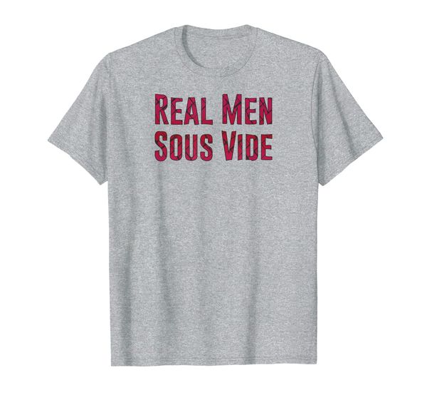

Mens Real Men Sous Vide Cooking T-Shirt Rare Steam Cooking Hobby, Mainly pictures