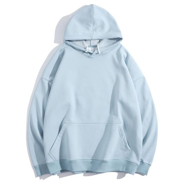 

men's hoodies & sweatshirts 2021 wholesale custom premium 100% organic cotton fleece blank oversized jumper sweaters oversize, Black