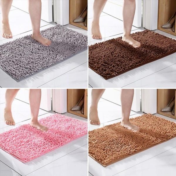 

bath mats soft non slip rug for home living room bedroom kitchen wc mat bathroom bedside carpet floor tool